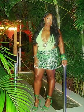 Green Sequin Dress